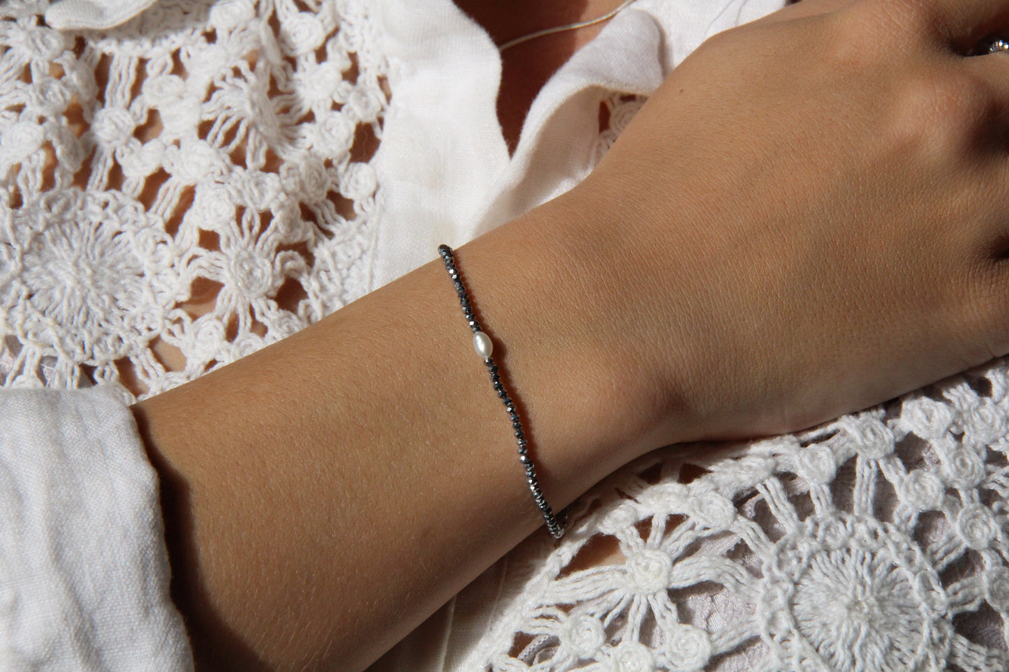 Silver Snow Bracelet