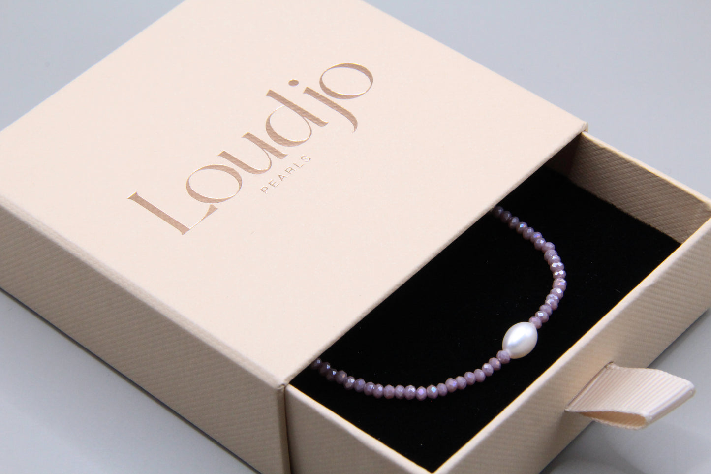 Sparkling Lavender Bracelet