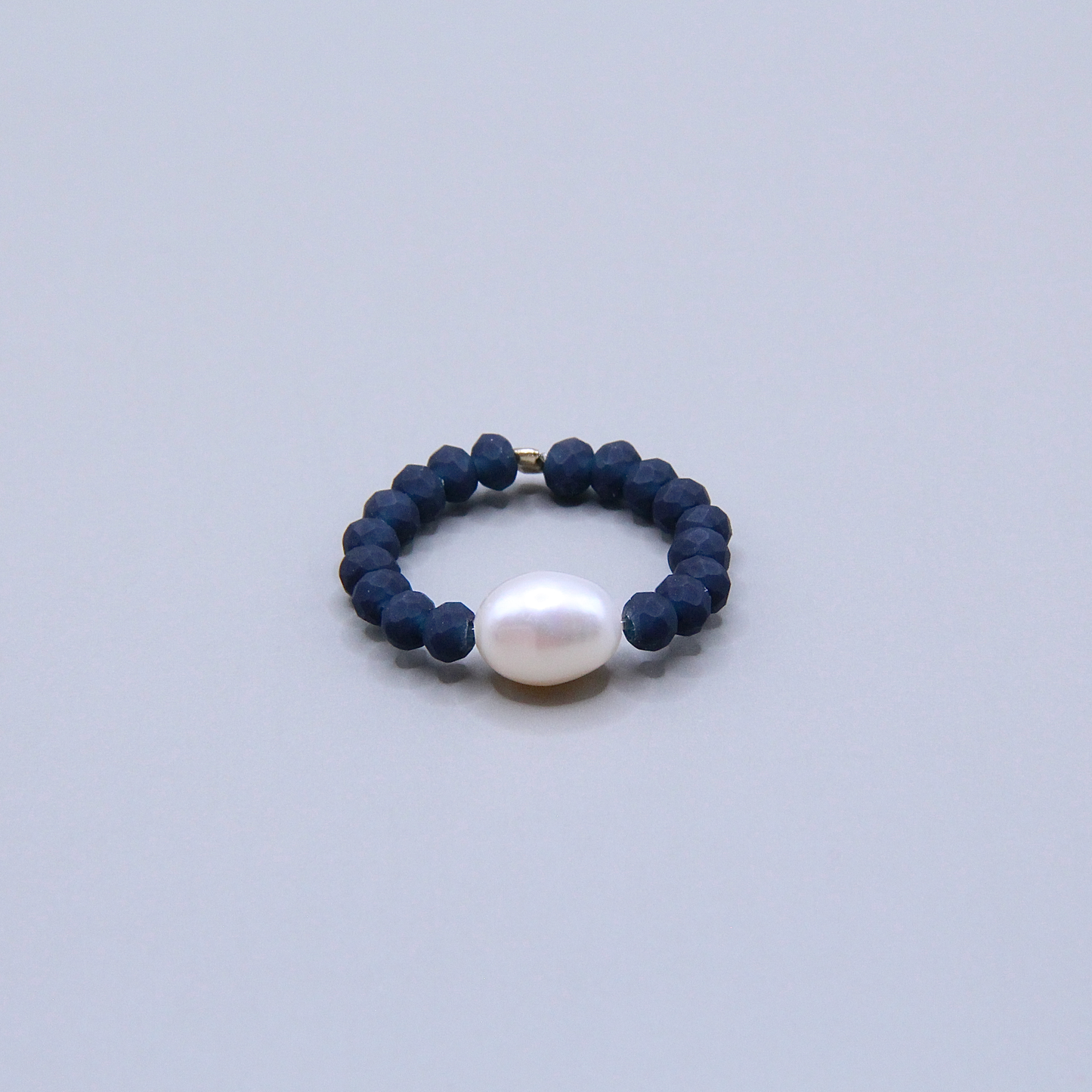 Unendlicher blauer Ring